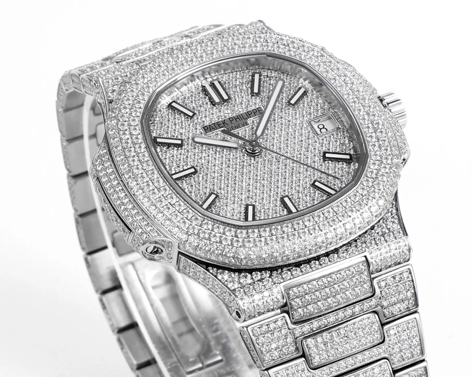 Patek Philippe Nautilus Full Star Platinum Watch