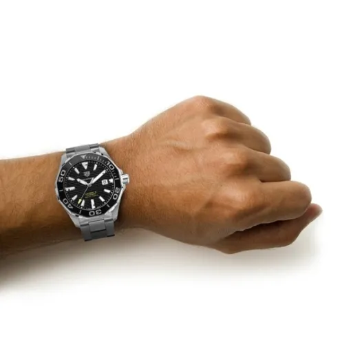 TAG Heuer Aquaracer Men Automatic Black Stainless Steel Watch WAY201A.BA0927