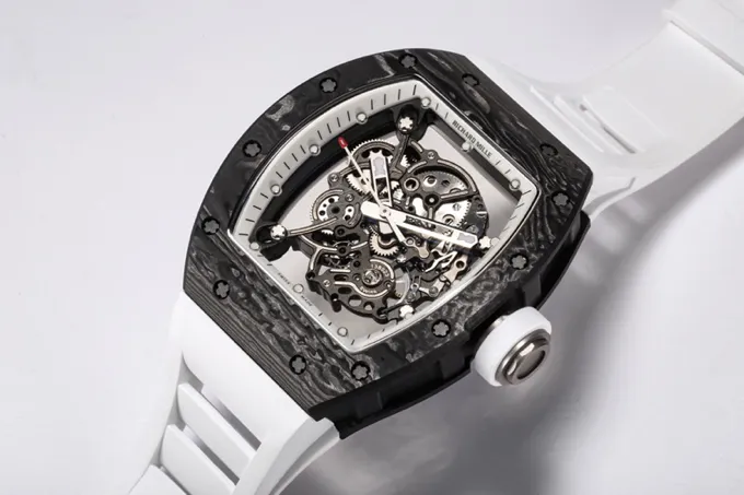 Richard Mille RM055 Black Carbon Fiber Watch