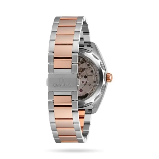 Omega Seamaster Aqua Terra Men Automatic Silver Stainless Steel   18ct Rose Gold Watch O22020412102001