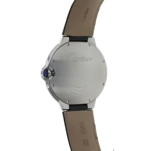 Cartier Ballon Bleu de Cartier Men Automatic Silver Leather Watch W69016Z4