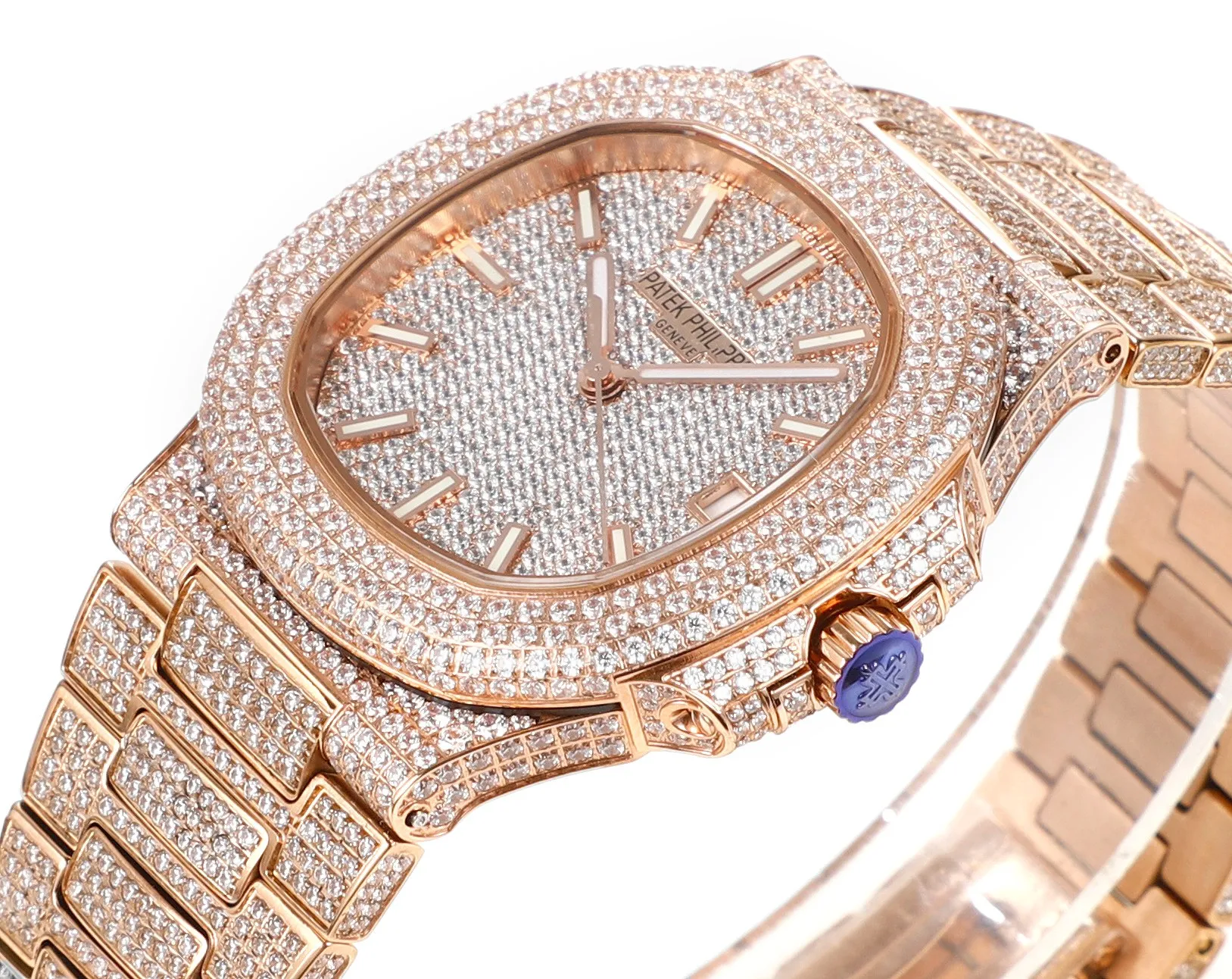 Patek Philippe Rose Gold Diamond Watch