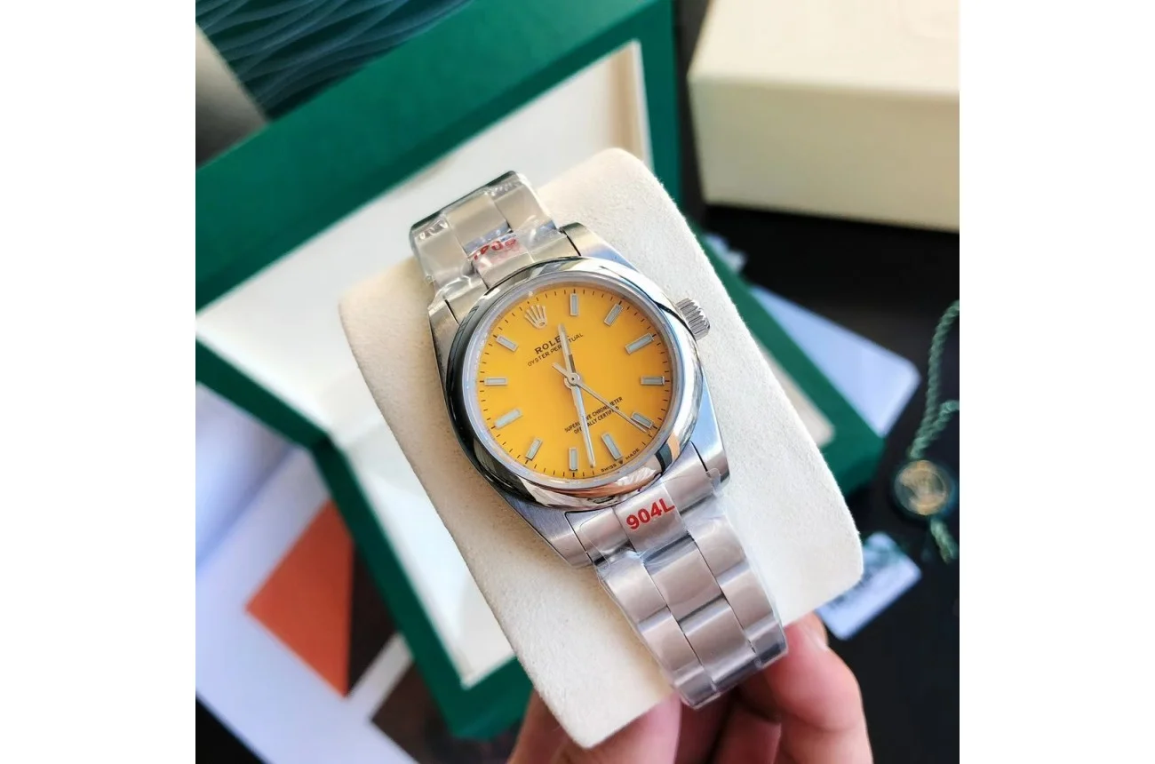 Couple Watches Rolex Oyster Perpetual 31/41mm SS/SS Yellow/Stk