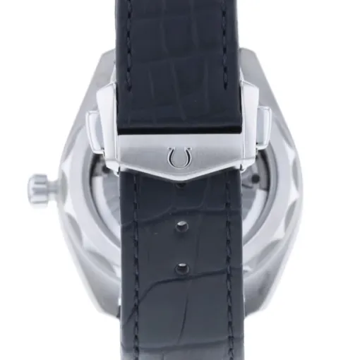 Omega Seamaster Aqua Terra Men Automatic Blue Leather Watch O22013412103001