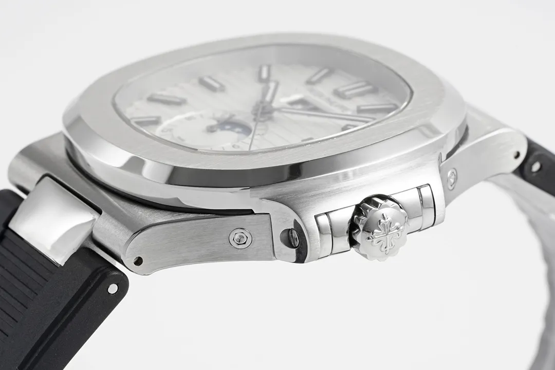 Patek Philippe Nautilus Blue Rubber Strap Watch