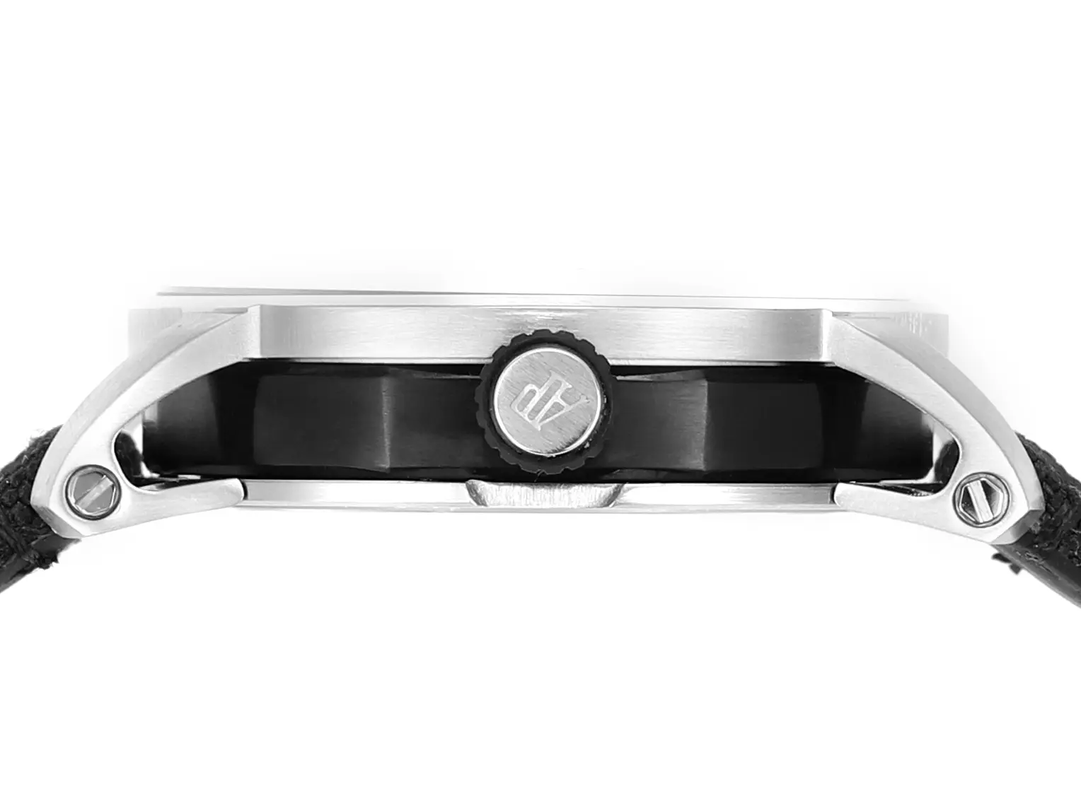 watch Audemars Pigeut CODE 11.59 Smoke Grey Dial Stainless Steel Case Black Fabric Strap Automatic Watch 41mm