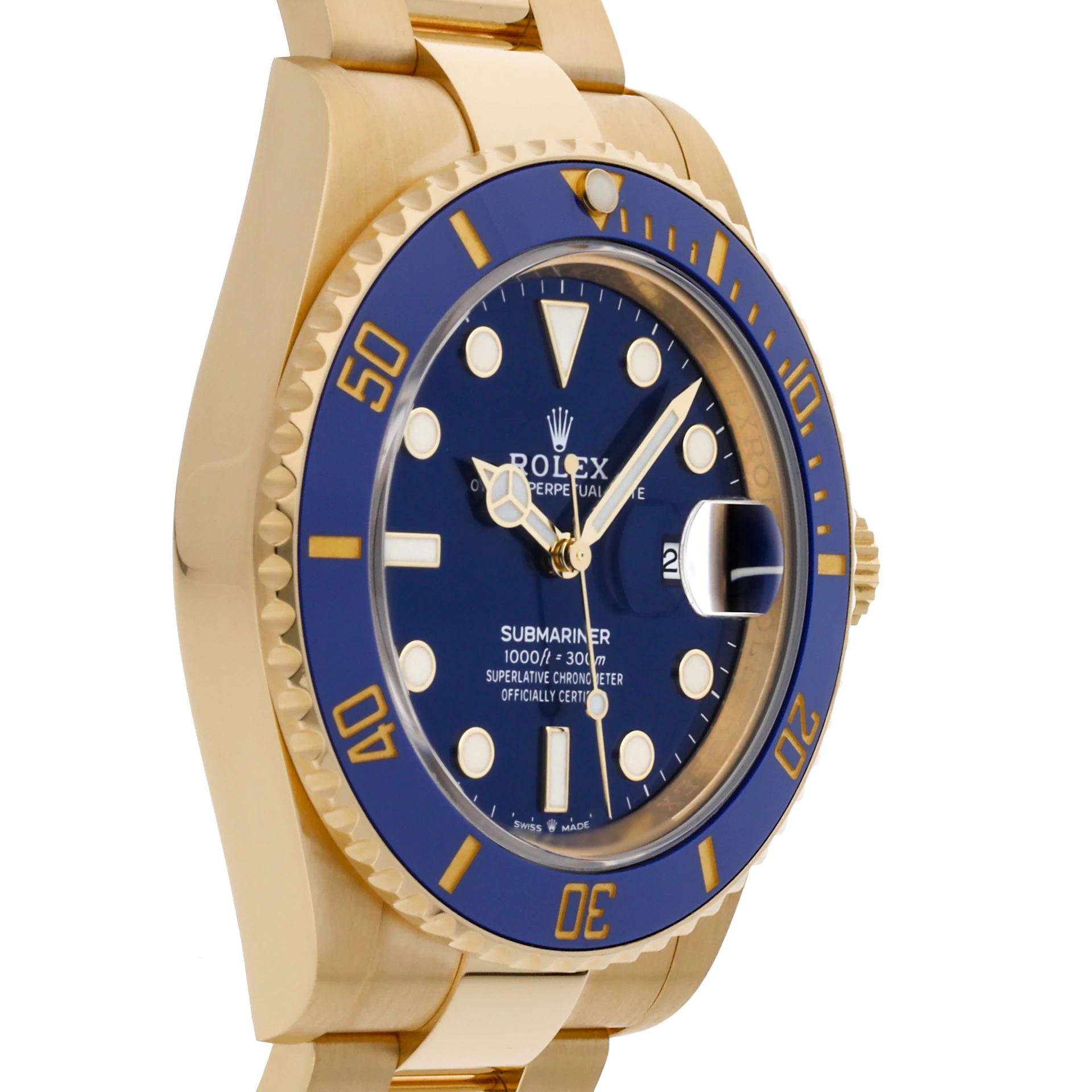 Superclone Rolex Submariner 41mm Blue Dial 126618LB