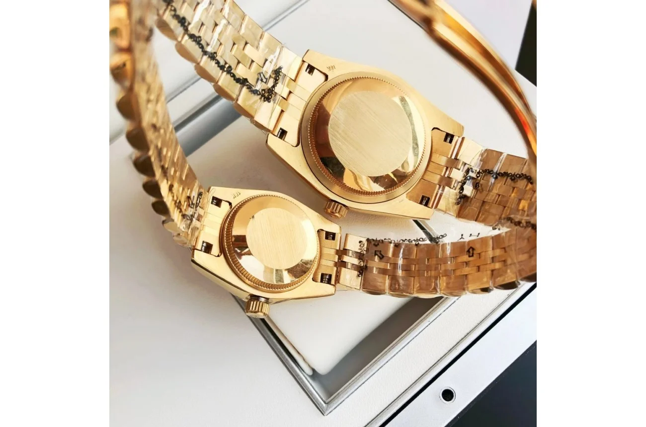 Couple Watches Rolex Datejust 36/28mm RG/RG Jub Sliver/Dial