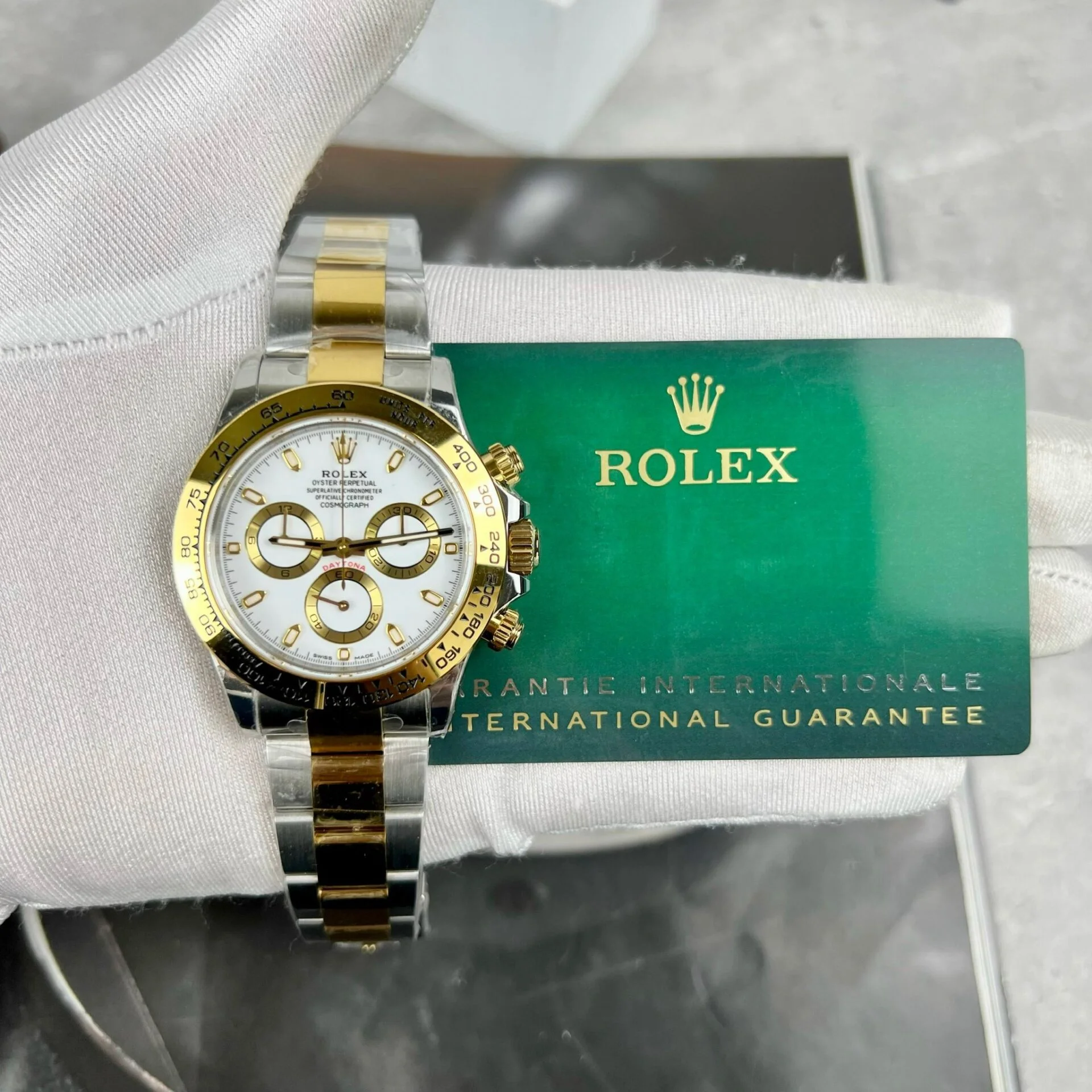 Superclone Rolex Daytona 40 mm White Dial 126503