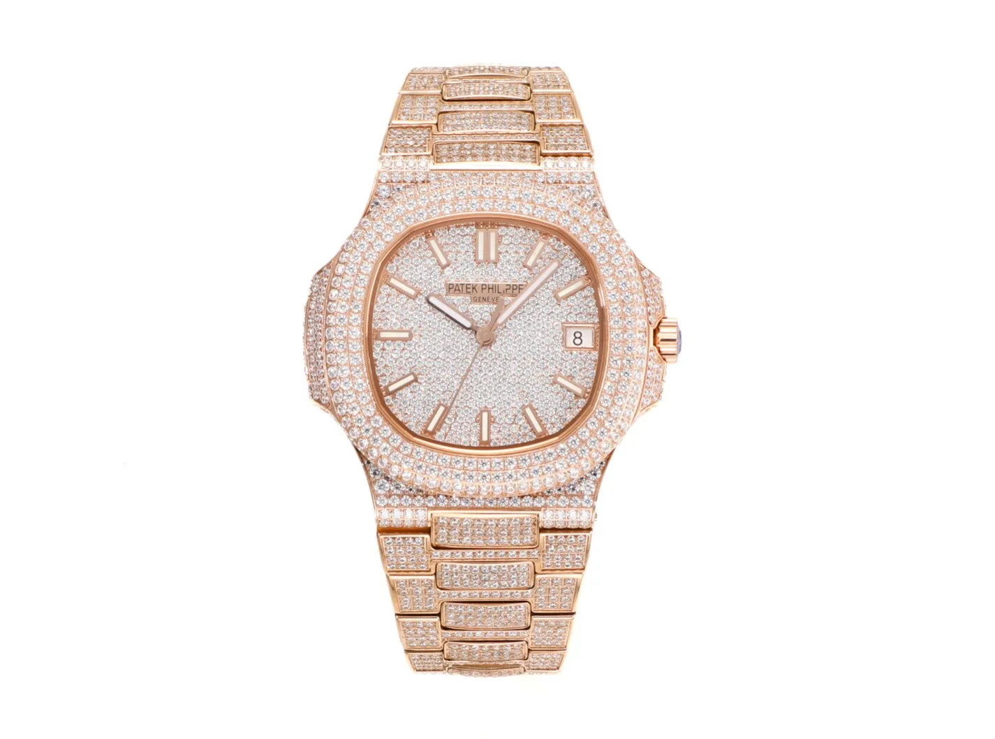 Patek Philippe Rose Gold Diamond Watch