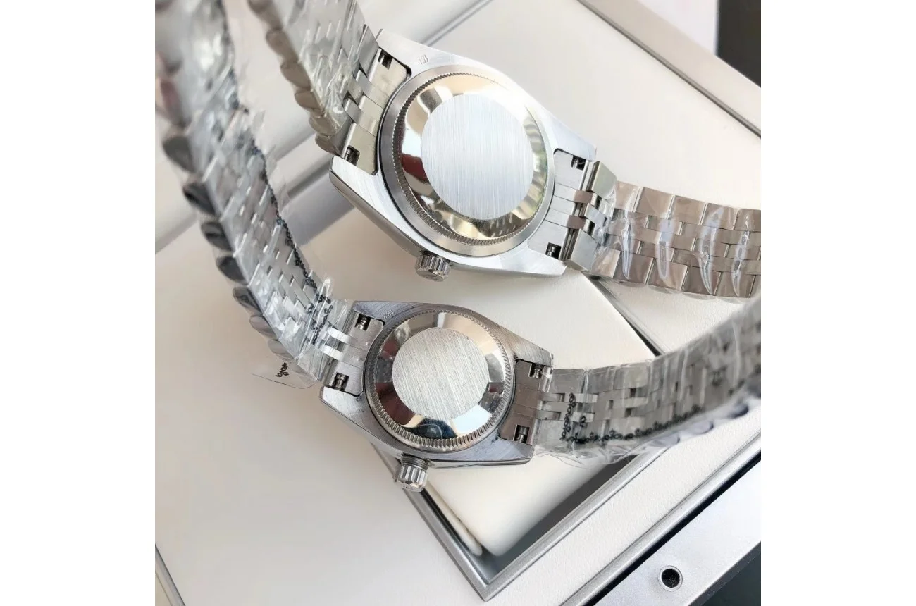 Couple Watches Rolex Datejust 36/28mm SS/SS Jub Pink/Dial