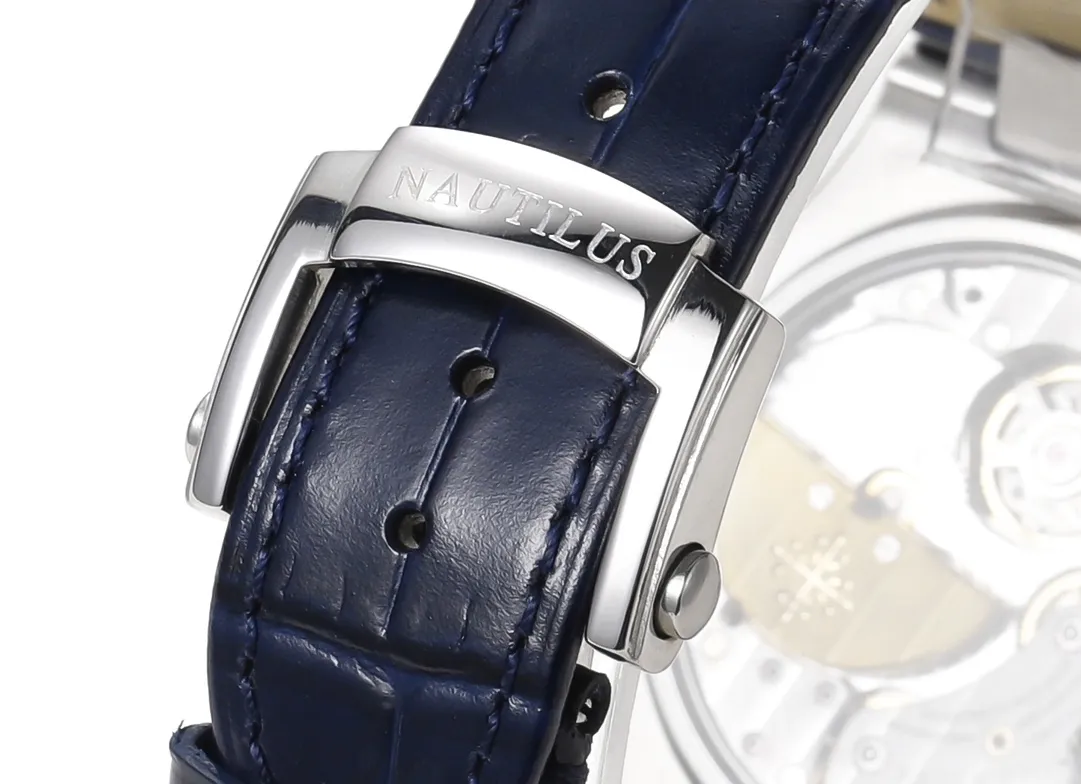 TW Patek Philippe Nautilus Blue Strap Watch