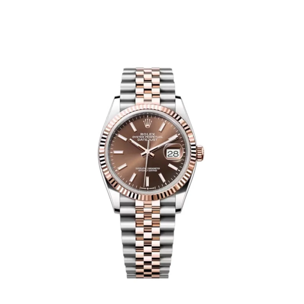 Superclone Rolex Datejust 36 mm Chocolate Dial 126231 Jubilee