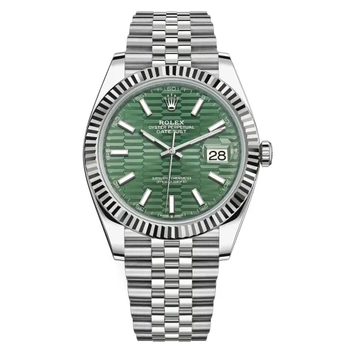 Rolex Datejust 126334 41mm Green Fluted Motif (Jubilee)