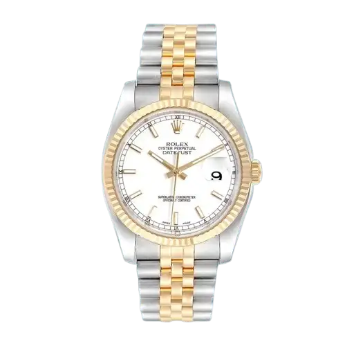 Rolex Datejust 116233 36mm Men’s White Dial Automatic