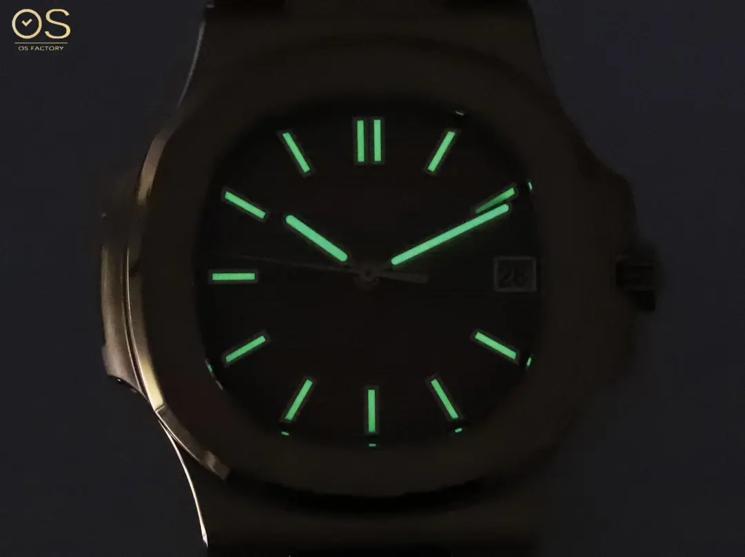 OSFactory Rose Gold Nautilus Style Watch