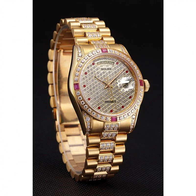 Superclone Rolex Day-Date 37mm Diamond Dial 621614