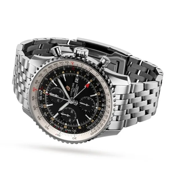 Breitling Navitimer Men Automatic Black Stainless Steel Watch A24322121B2A1