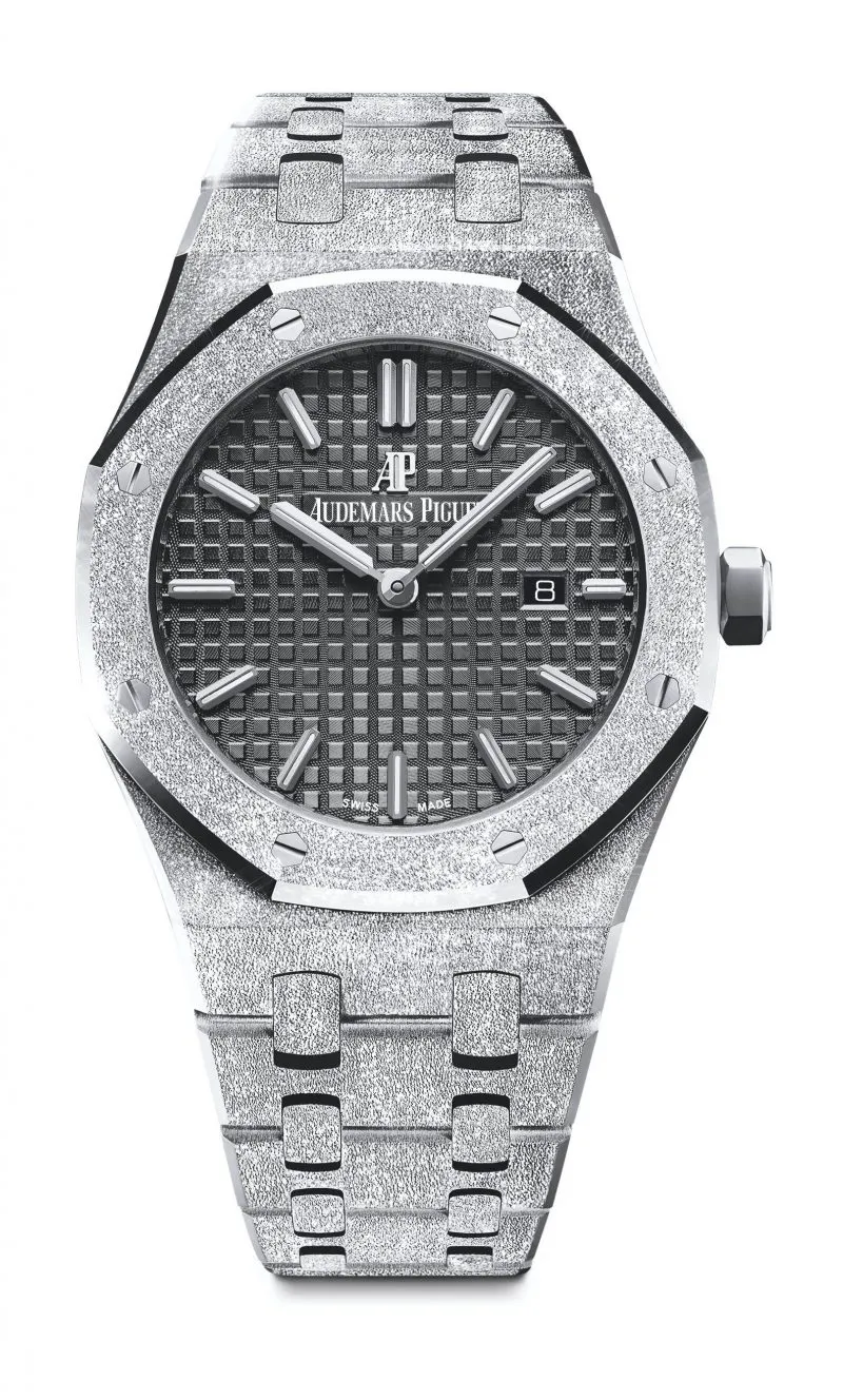 Audemars Piguet Royal Oak Frosted Gold Quartz Black 67653BC.GG.1263BC.02