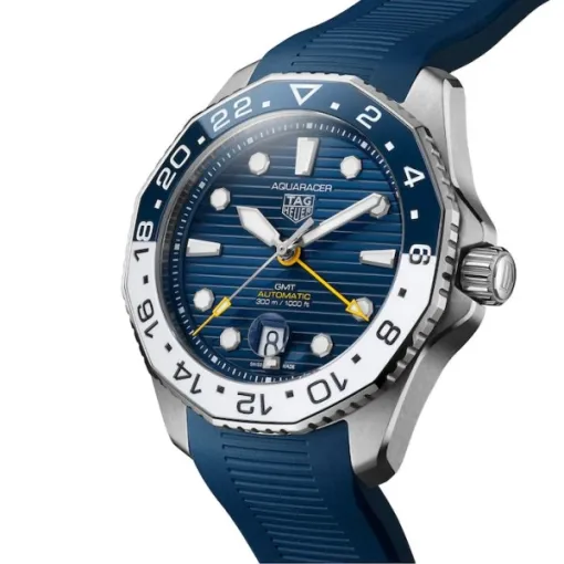 TAG Heuer Aquaracer Men Automatic Blue Rubber Watch WBP2010.FT6198