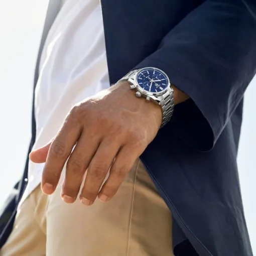 TAG Heuer Carrera Men Automatic Blue Stainless Steel Watch CBN2011.BA0642