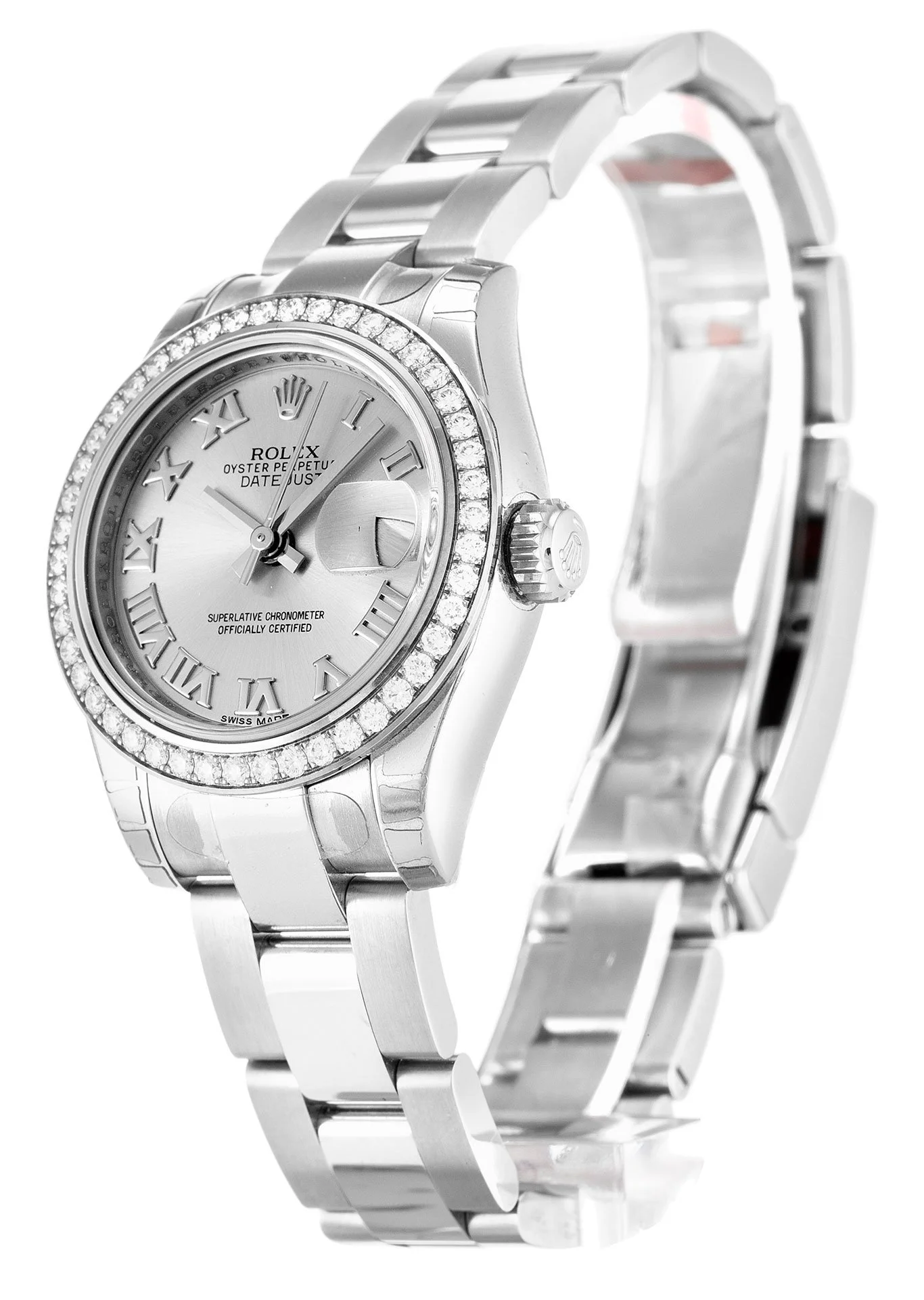 Rolex Lady-Datejust 26mm Silver Dial 179384