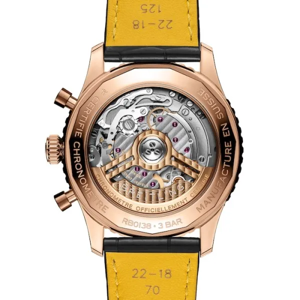 Breitling Navitimer Men Automatic Black Alligator Watch RB0138211B1P1