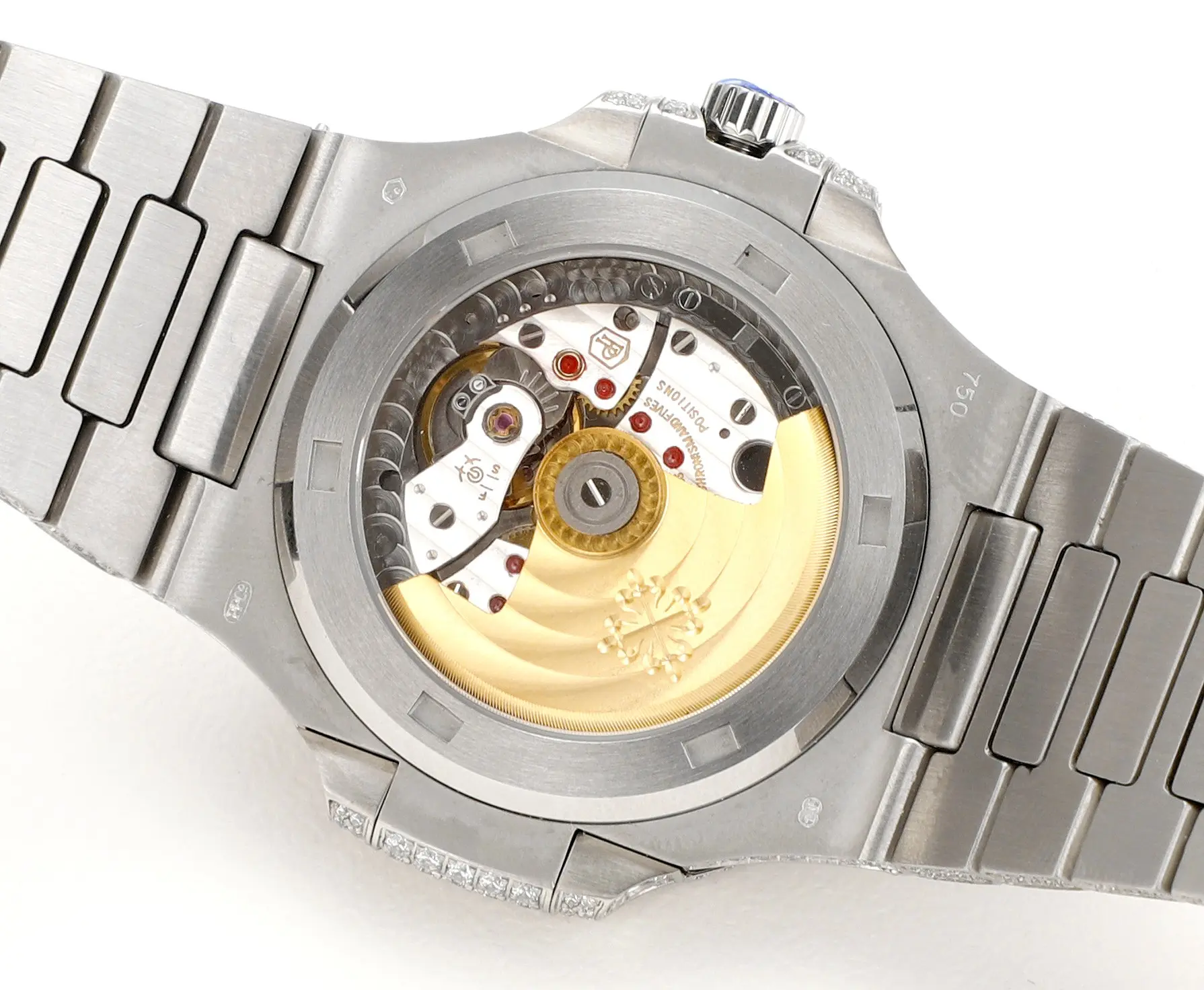 Patek Philippe White Gold Ruby Nautilus Watch