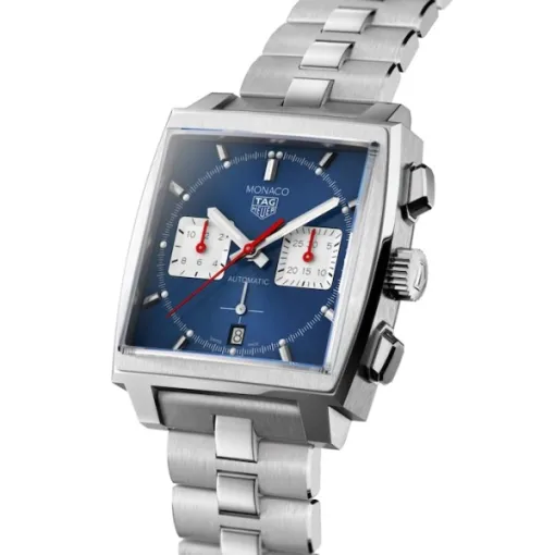 TAG Heuer Monaco Men Automatic Blue Stainless Steel Watch CBL2111.BA0644