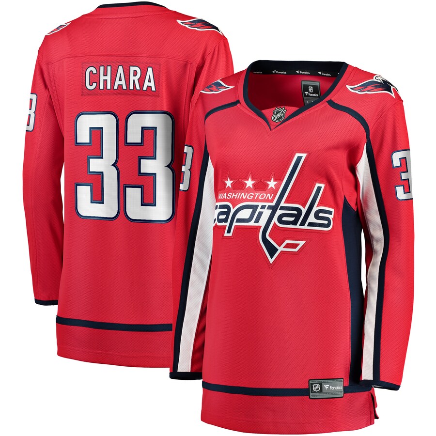 Women's Washington Capitals Zdeno Chara Fanatics Branded Red Home Breakaway Player Jersey - Jersey