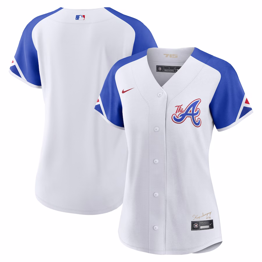 Women's Atlanta Braves  Nike White City Connect Replica Jersey - Jersey