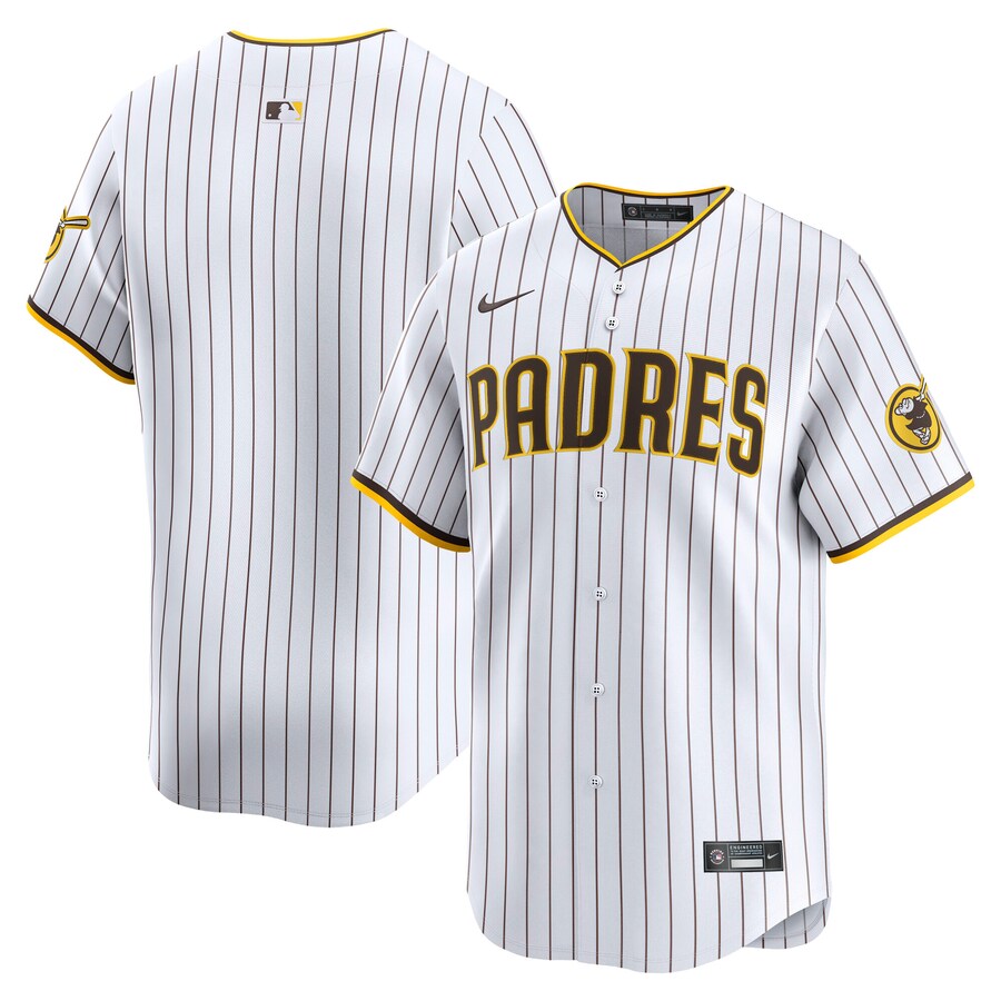 Men's San Diego Padres Nike White Home Limited Jersey - Jersey