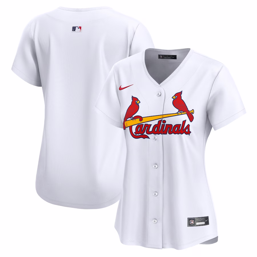 Women's St. Louis Cardinals Nike White Home Limited Jersey - Jersey
