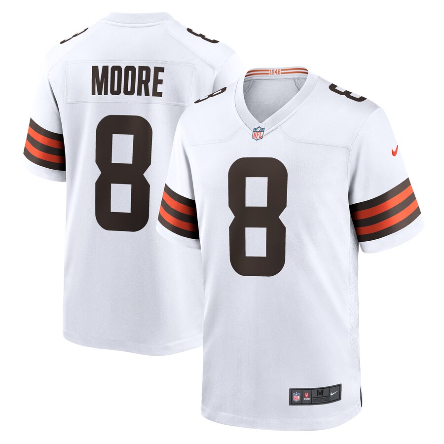 Men's Cleveland Browns Elijah Moore Nike  White Team Game Jersey - Jersey