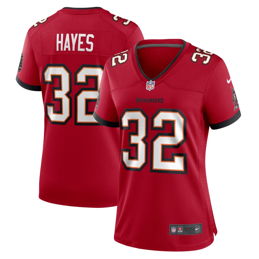 Women's Tampa Bay Buccaneers Josh Hayes Nike  Red  Game Jersey - Jersey