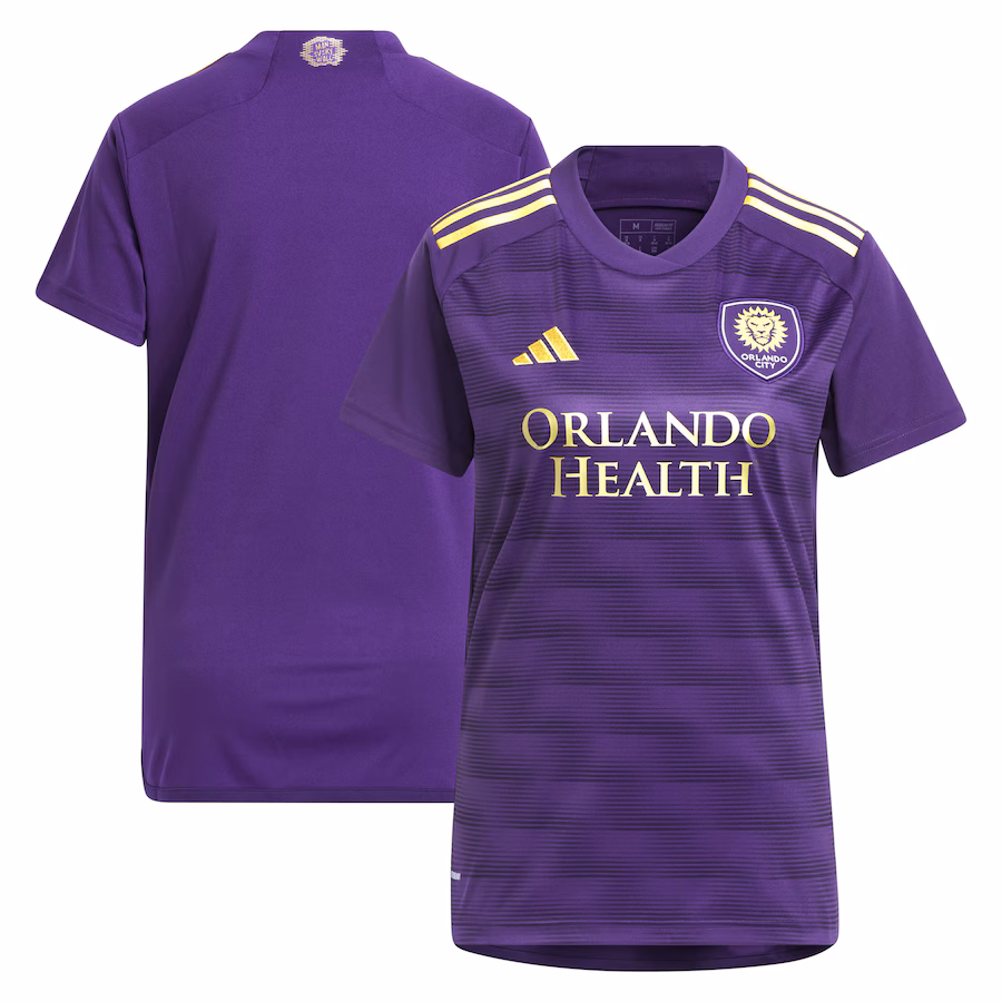 Women's Orlando City SC adidas Purple 2023 The Wall Kit Replica Jersey - Jersey