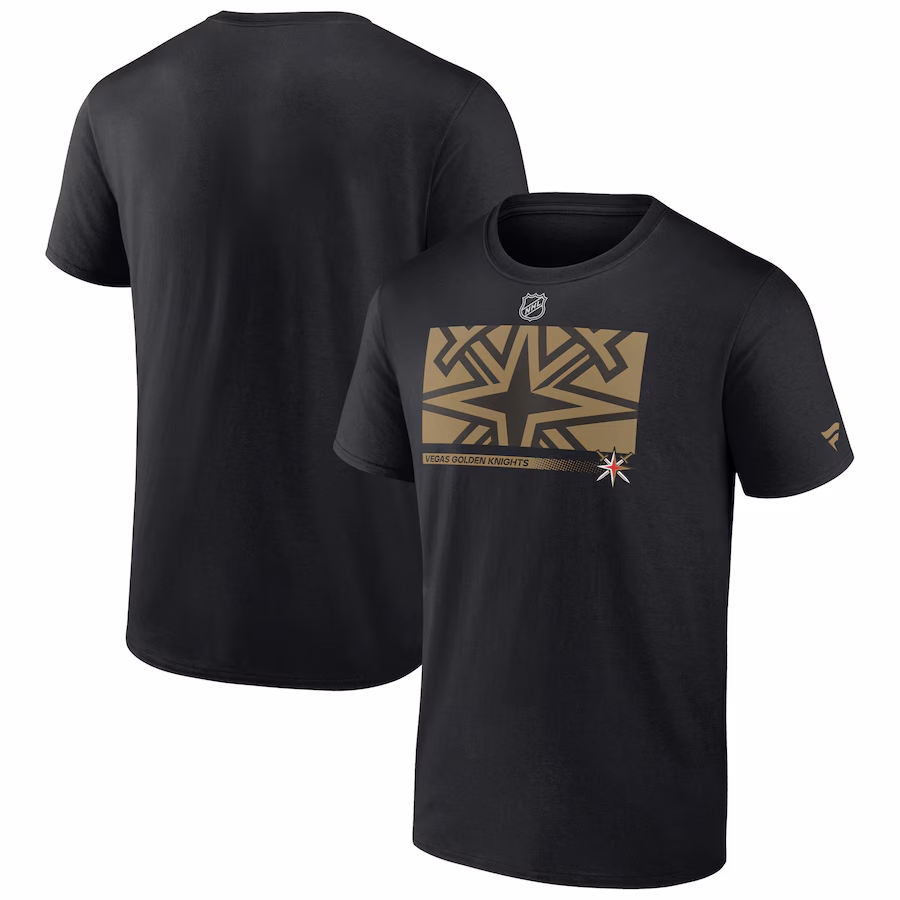 Men's Vegas Golden Knights Fanatics Black Authentic Pro Core Collection Secondary T-Shirt - Jersey