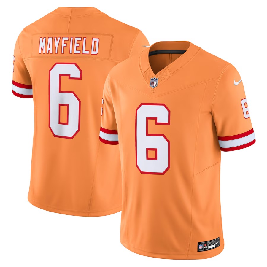 Men's Tampa Bay Buccaneers Baker Mayfield Nike Orange 2nd Alternate Vapor F.U.S.E. Limited Jersey - Jersey