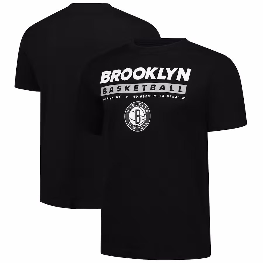 Men's Brooklyn Nets  Fanatics Black Location Just Net T-Shirt - Jersey