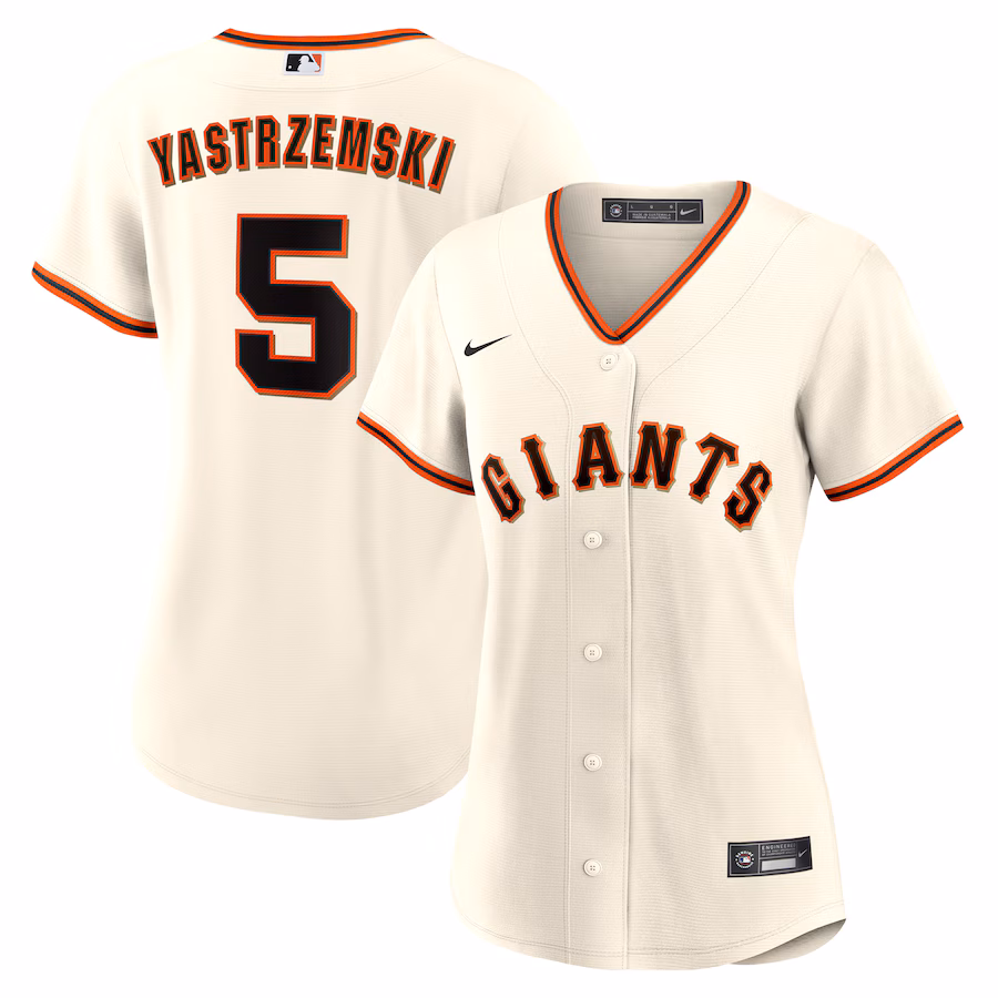 Women's San Francisco Giants Mike Yastrzemski Nike Cream Home Replica Player Jersey - Jersey