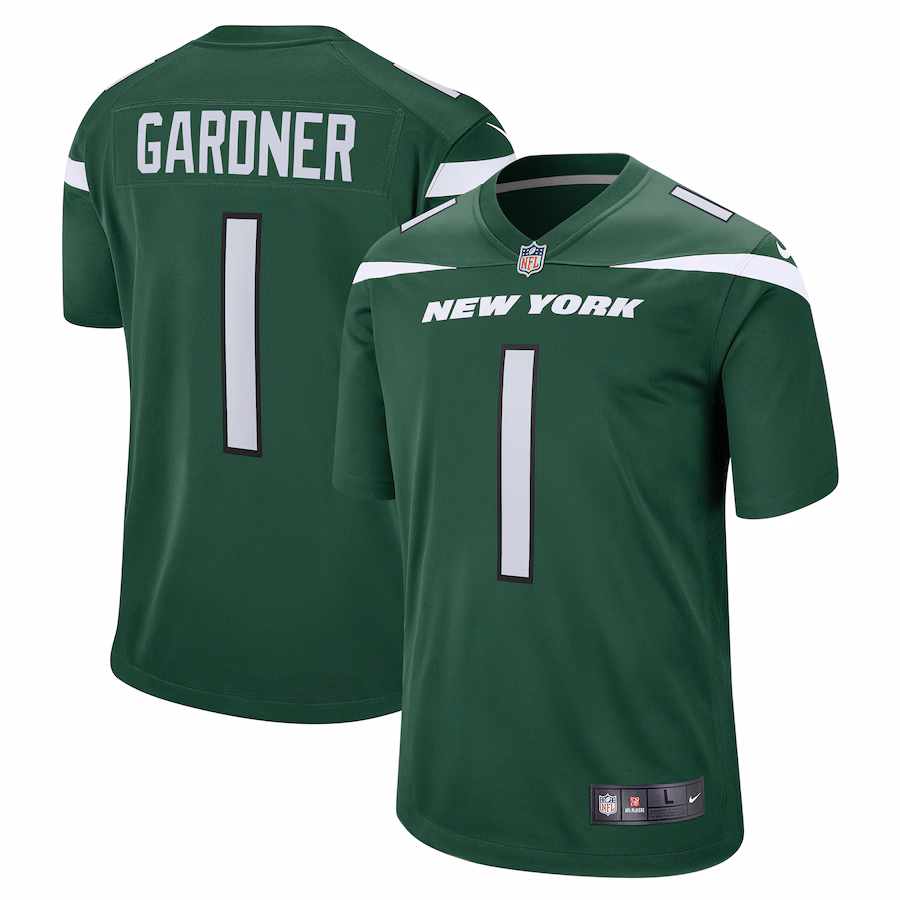 Youth New York Jets Ahmad Sauce Gardner Nike Green Game Jersey - Jersey