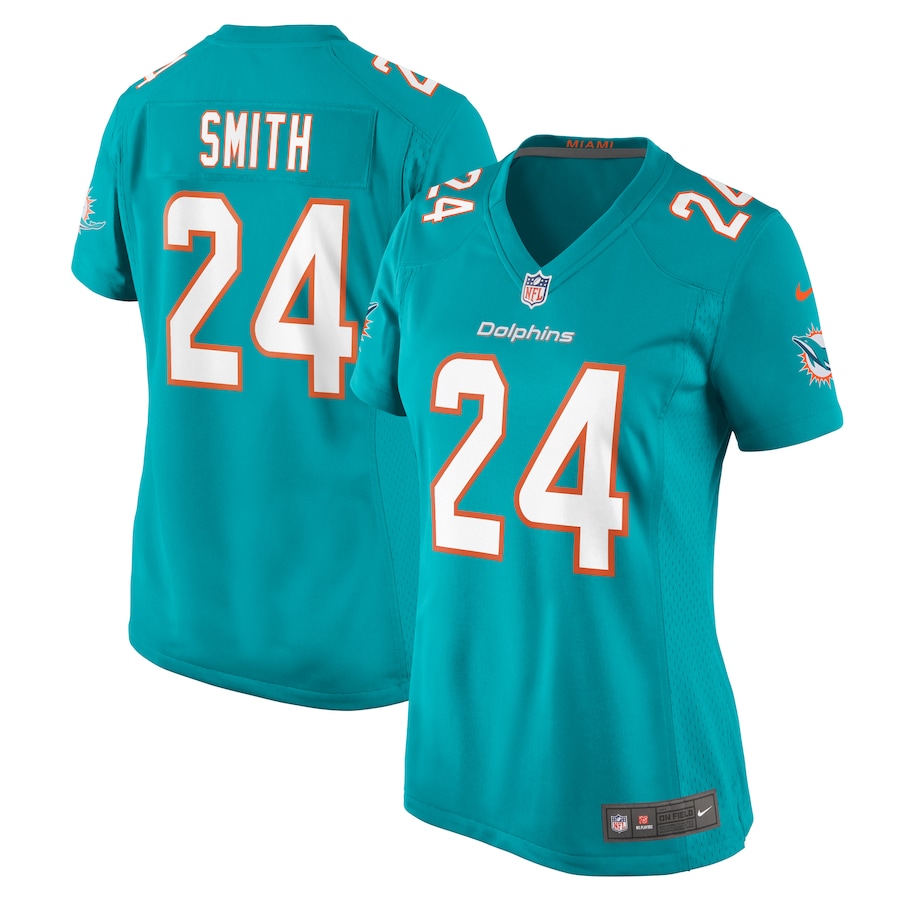 Women's Miami Dolphins Cam Smith Nike Aqua Game Jersey - Jersey