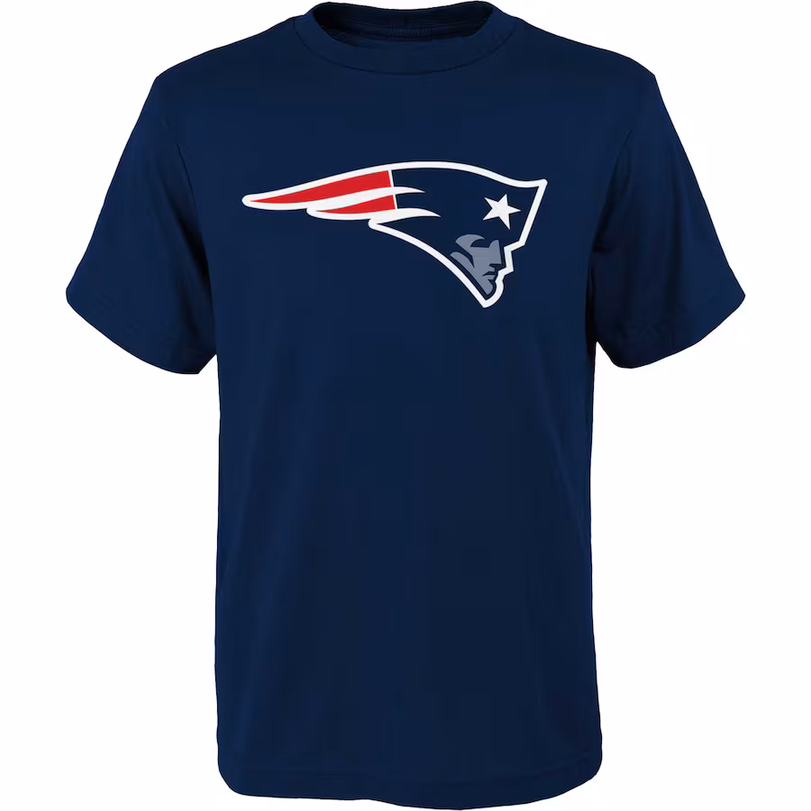 Youth New England Patriots Navy Primary Logo T-Shirt - Jersey