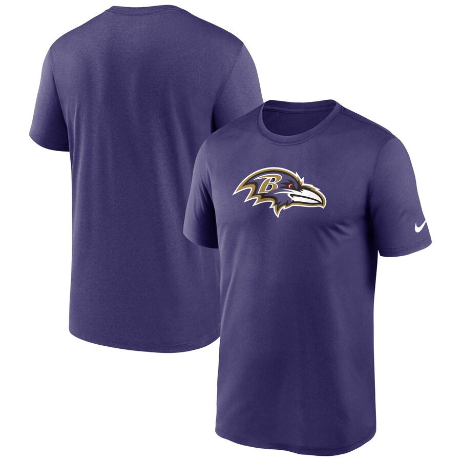 Men's Baltimore Ravens Nike Purple Legend Logo Performance T-Shirt - Jersey