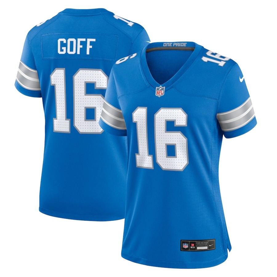 Women's Detroit Lions Jared Goff Nike Blue Game Jersey - Jersey