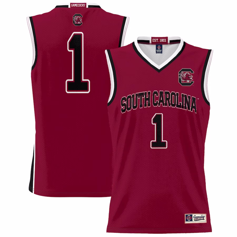 #1 South Carolina Gamecocks GameDay Greats Lightweight Basketball Fashion Jersey - Garnet - Jersey