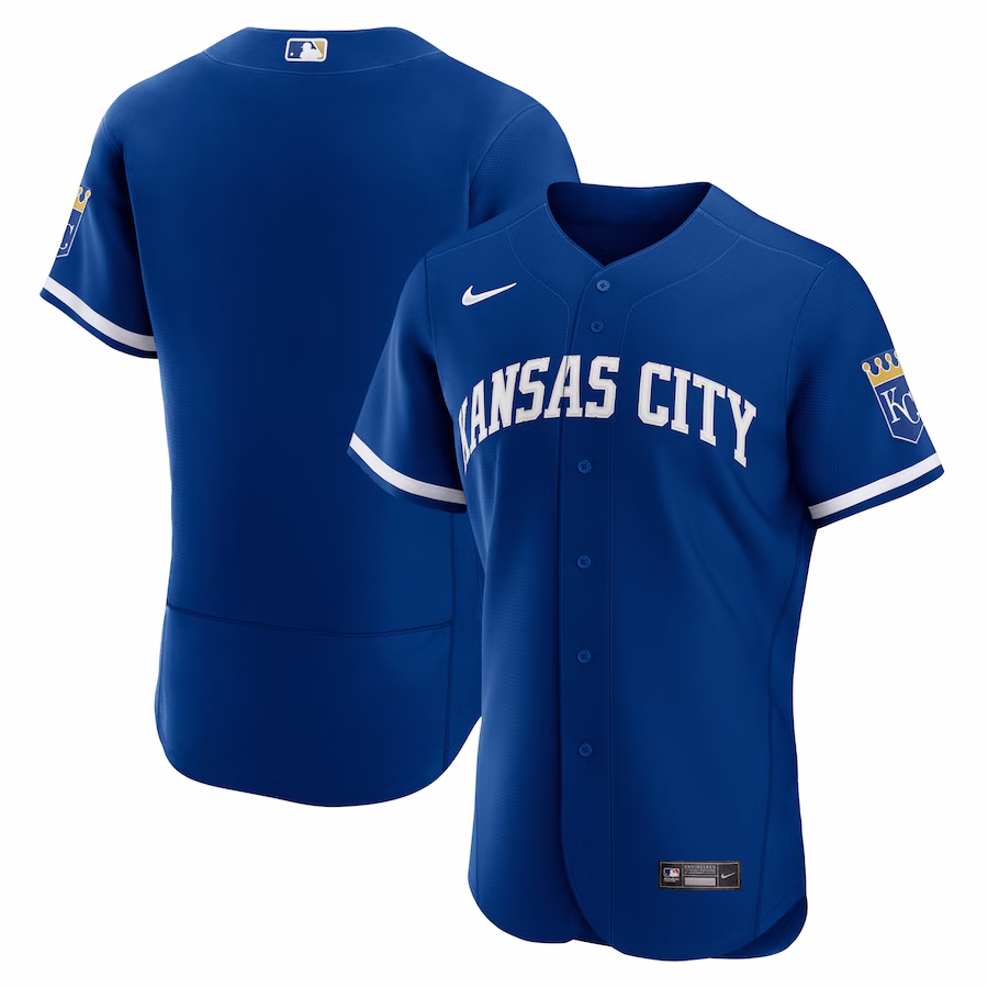 Men's Kansas City Royals Nike Royal 2022 Alternate Authentic Jersey - Jersey