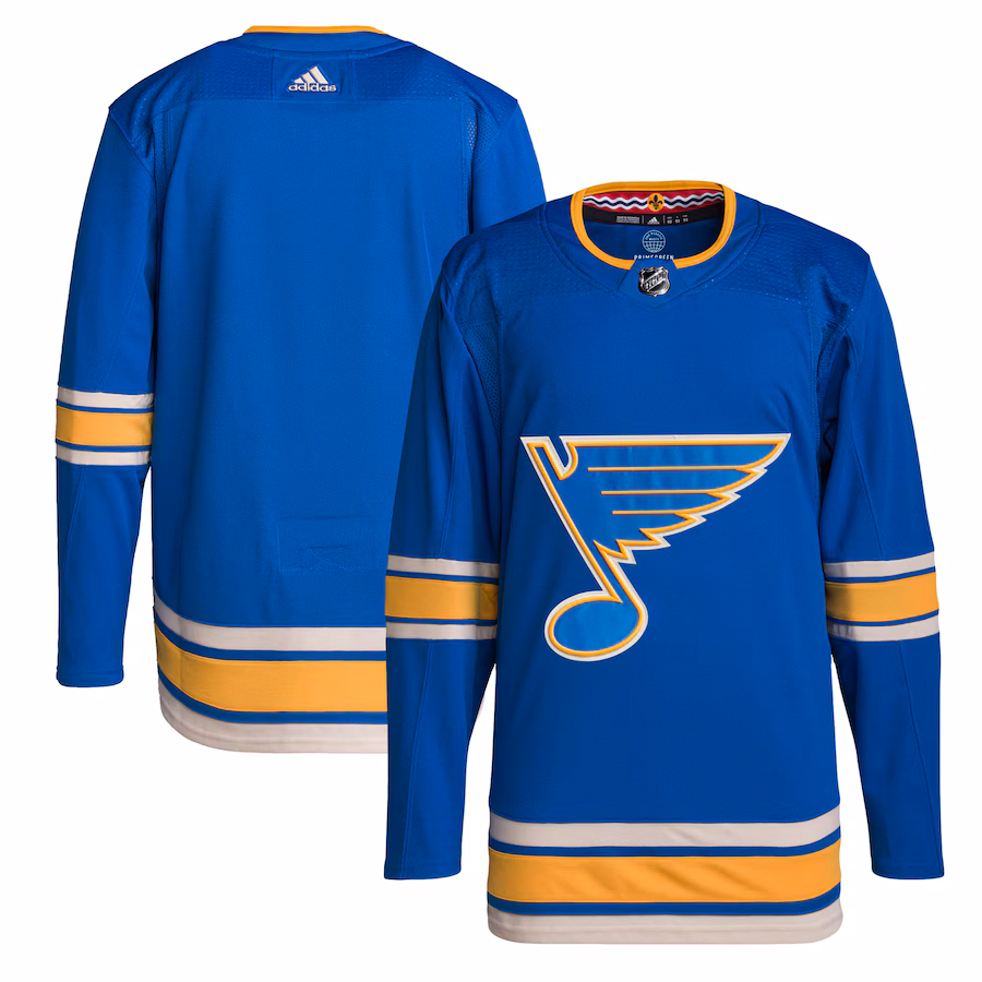 Men's St. Louis Blues adidas Blue Alternate Authentic Jersey - Jersey