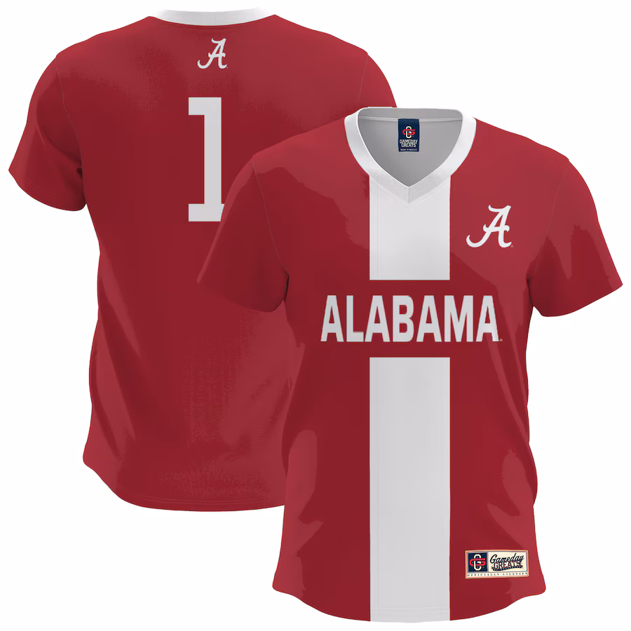 Men's GameDay Greats  Crimson Alabama Crimson Tide Lightweight Soccer Fashion Jersey - Jersey