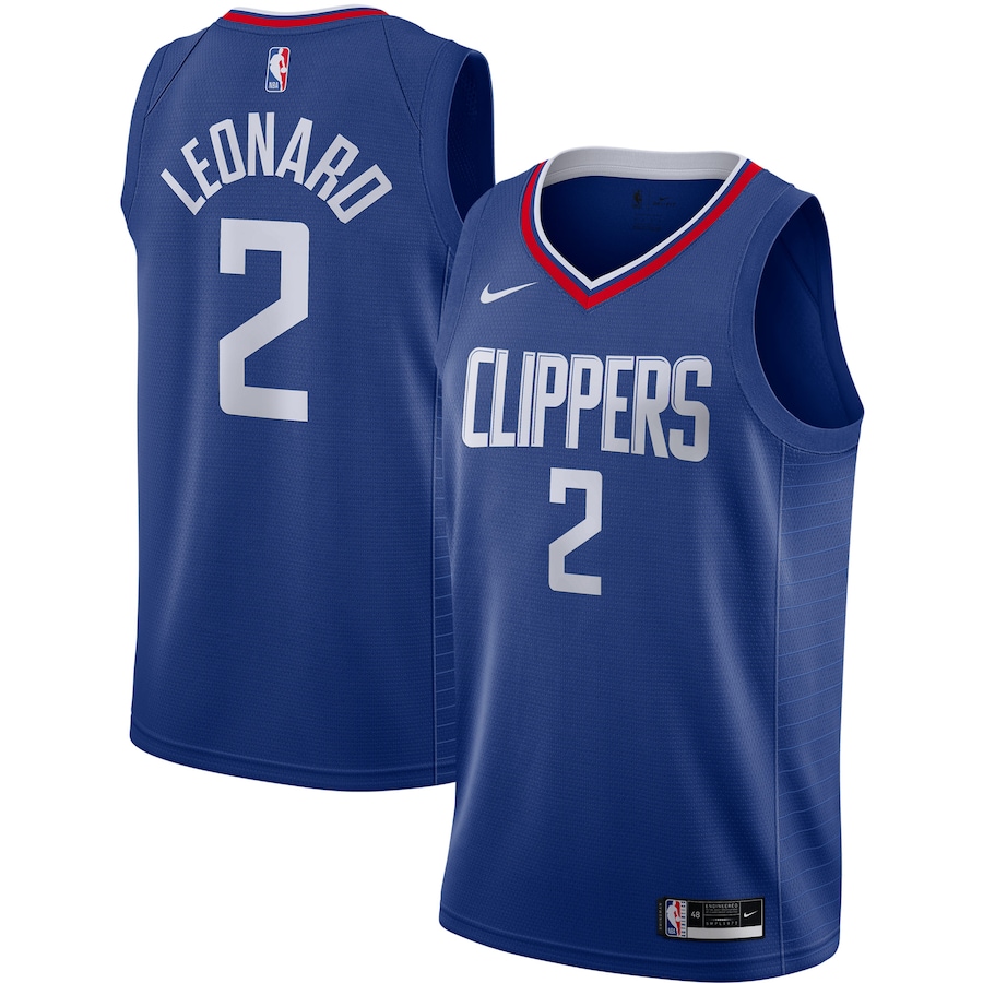 Men's LA Clippers Kawhi Leonard Nike Royal Swingman Jersey - Icon Edition - Jersey